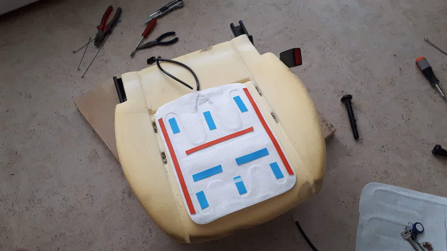 Установка подогрева сидений