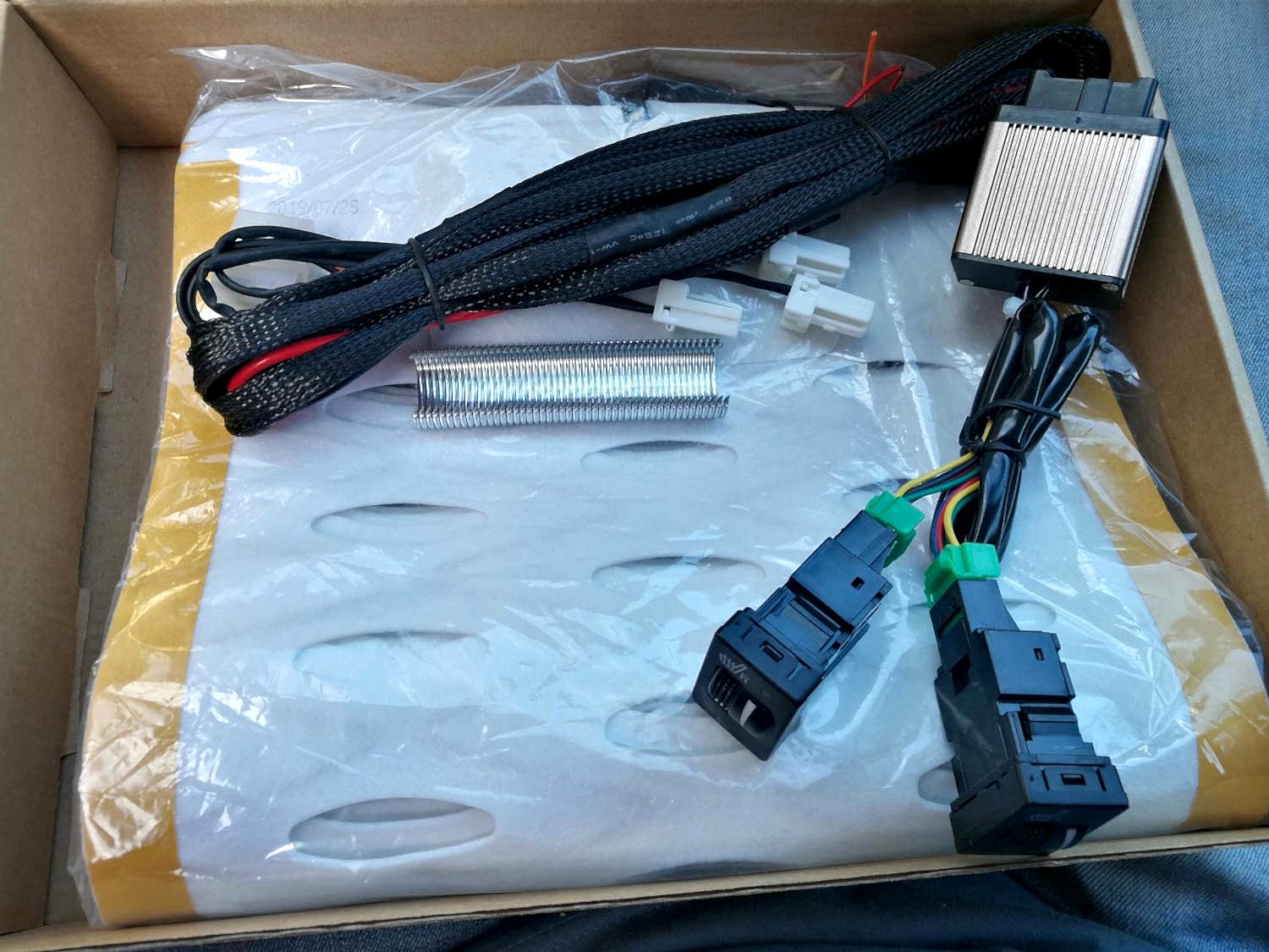 Установка подогрева сидений